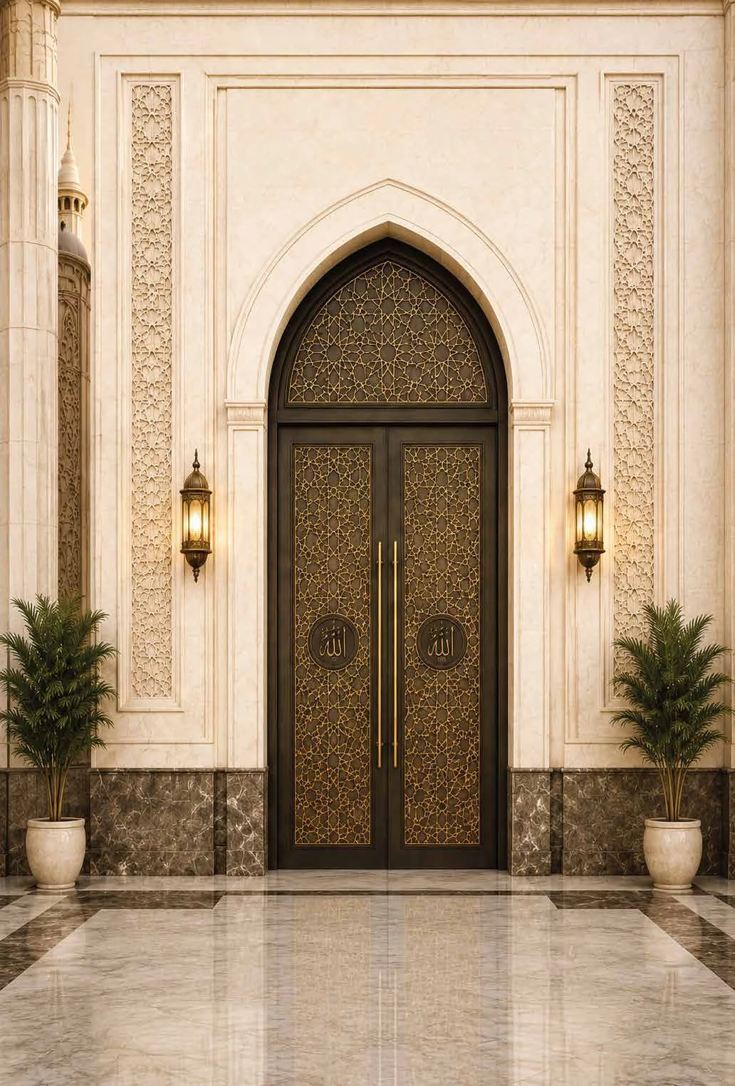 Premium mosque door