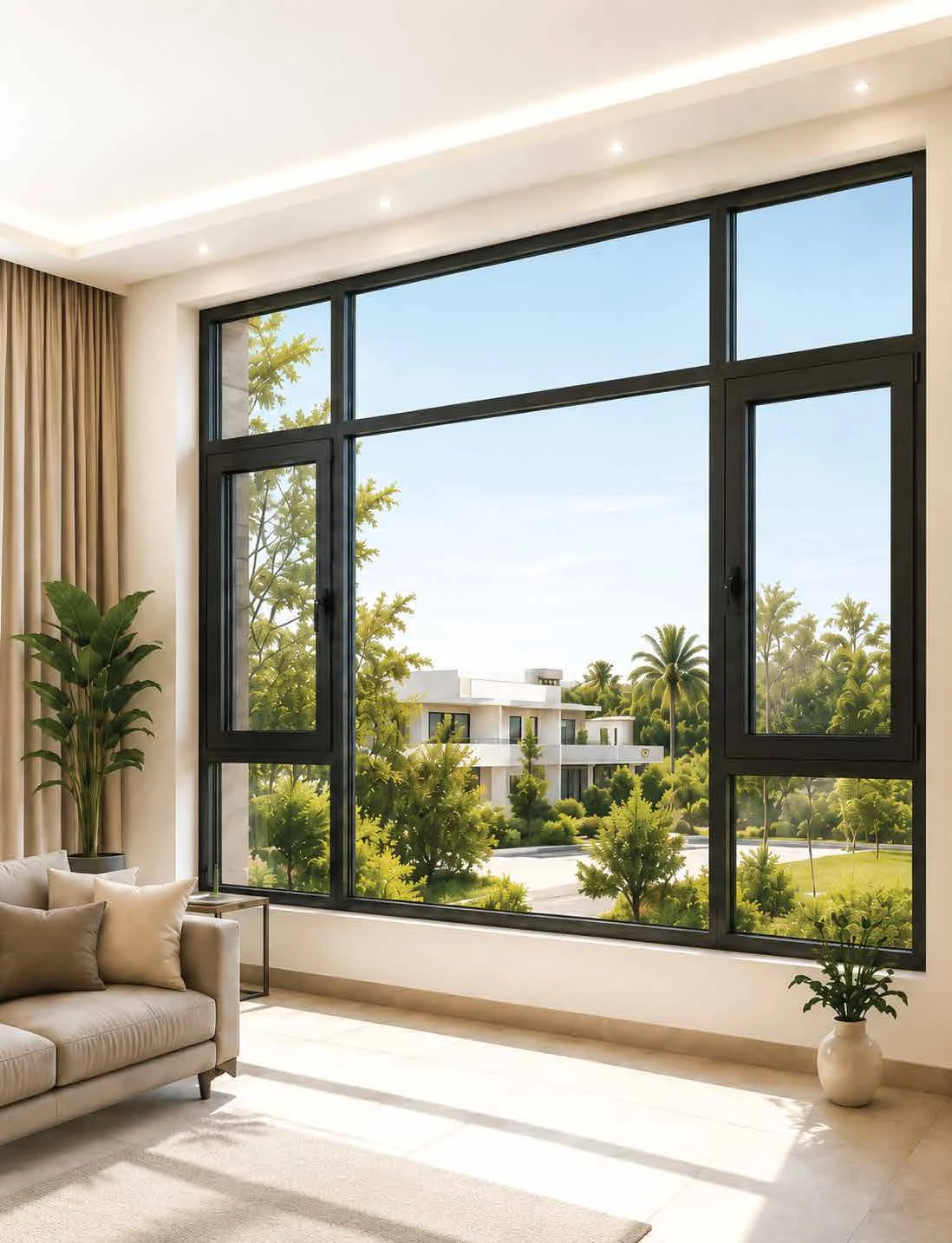Modern aluminium windows